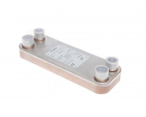Ридан 021B8721R — Теплообменник пластинчатый паяный BPHE_RD-027-10-3,0-H, присоединительный штуцер Q1/Q2 — L1, Q3/Q4 — H1"1/8