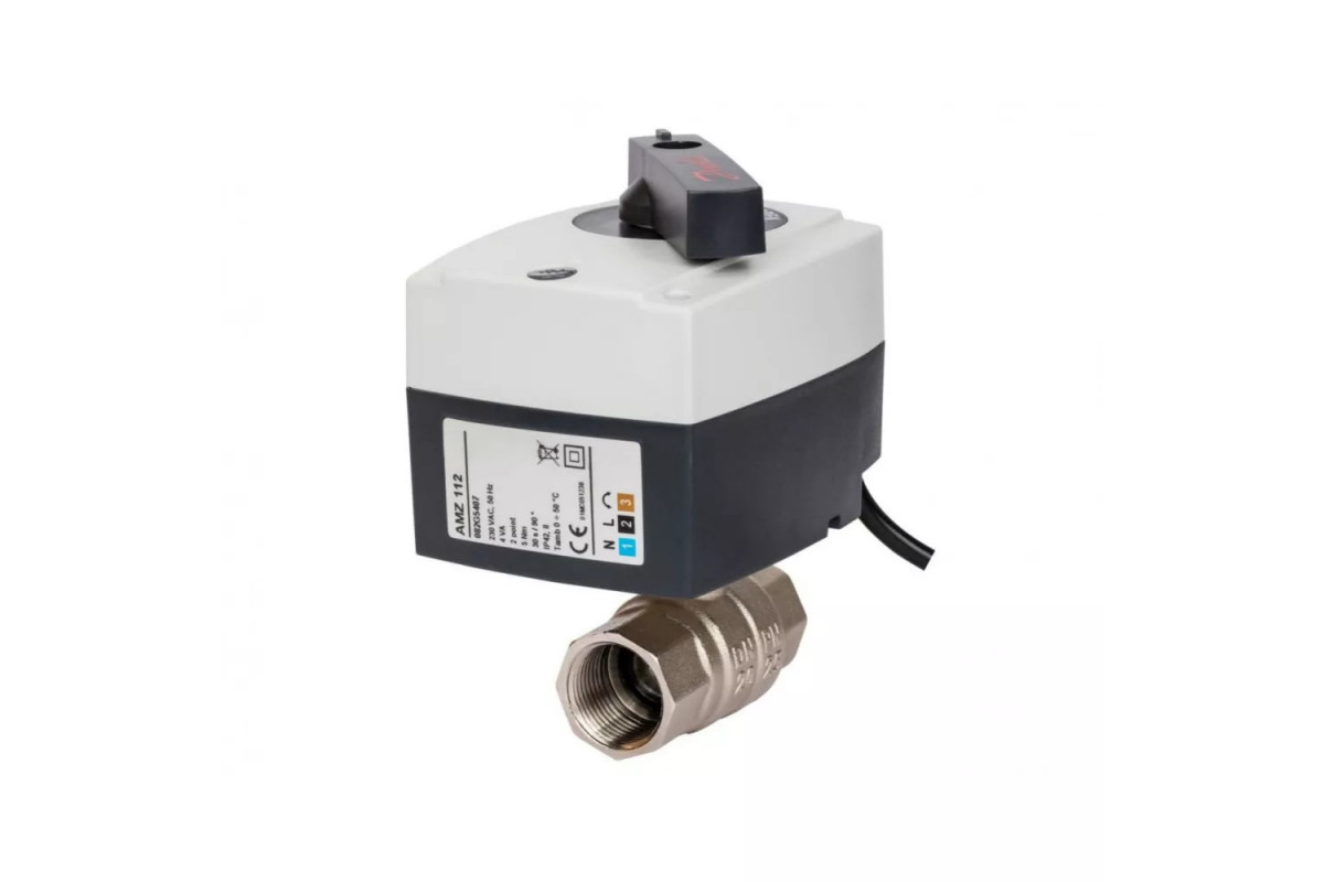 Кран шаровый двухходовой с э/приводом Danfoss AMZ-112 Ду32 230В 082G5409