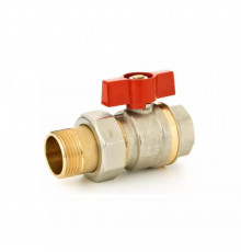 Danfoss BVR-F Шаровой латунный кран НР-ВР полнопроходной со сгоном 1