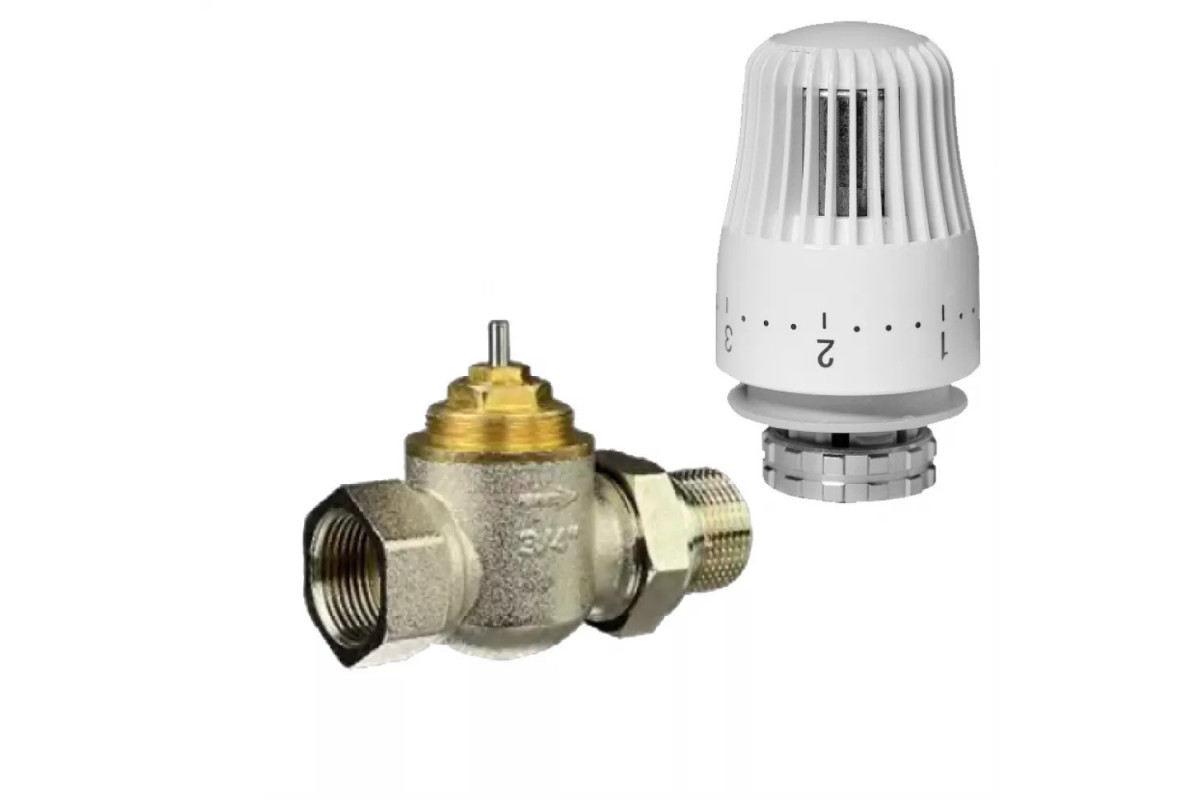 Комплект терморегулятора TR-G/TR 84 ДУ 15 | Ridan 013G2184R Прямой