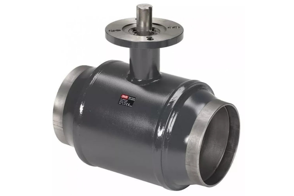 Danfoss JIP Premium Кран шаровой WW DN100 PN25 GF (приварной, под привод, стандартный проход) | 065N0142