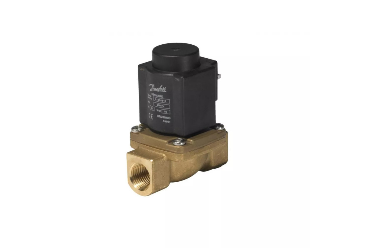 Danfoss EV 225B Клапан электромагнитный нормально закрытый Ду15 1/2 В | 032U380531