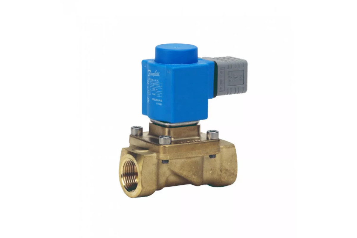 Danfoss Клапан электромагнитный EV250B с катушкой нормально закрытый Ду18 3/4 В | 032U161402