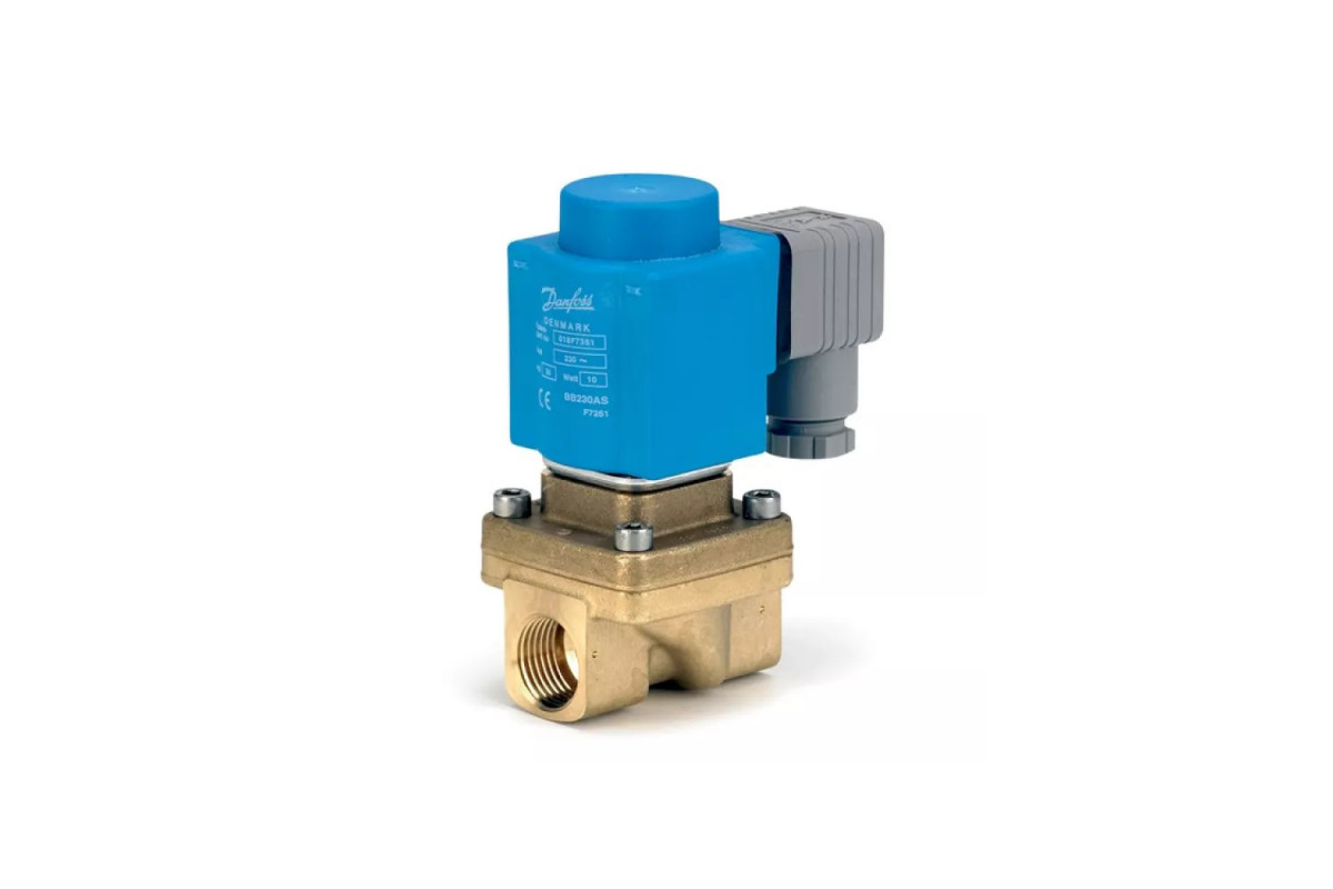 Danfoss Клапан электромагнитный EV250B с катушкой нормально закрытый Ду10 3/8 В | 032U157116