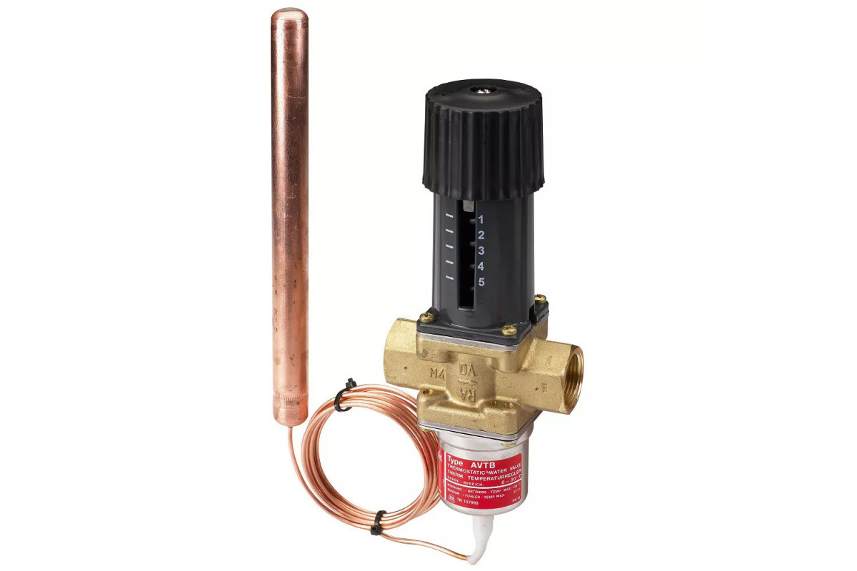 Регулятор температуры AVTB Danfoss ДУ 25 Трег., °С 30-100 1 1/4 Н 003N5143