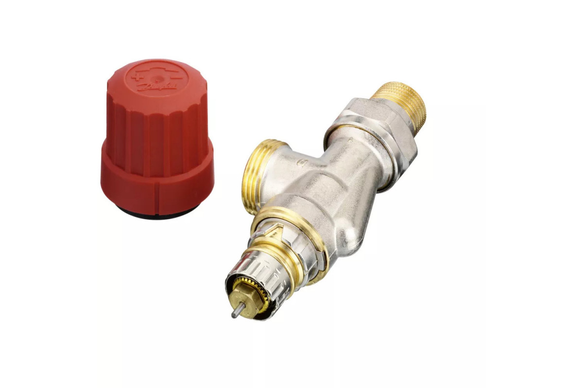 Клапан термостатический RA-N ДУ 15 Угловой горизонтальный, UK версия | Danfoss 013G4203 RTR-N