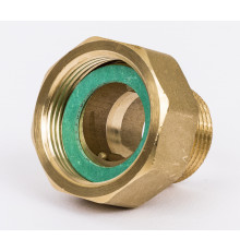 Danfoss 003H6904 — Комплект резьбовых фитингов, наружняя резьба R1, PN25 для клапана DN25 (G11/4), Латунь CW617N, 2 шт.