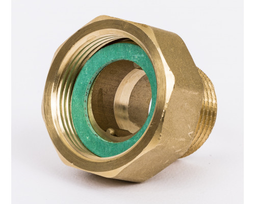 Danfoss 003H6904 — Комплект резьбовых фитингов, наружняя резьба R1, PN25 для клапана DN25 (G11/4), Латунь CW617N, 2 шт.