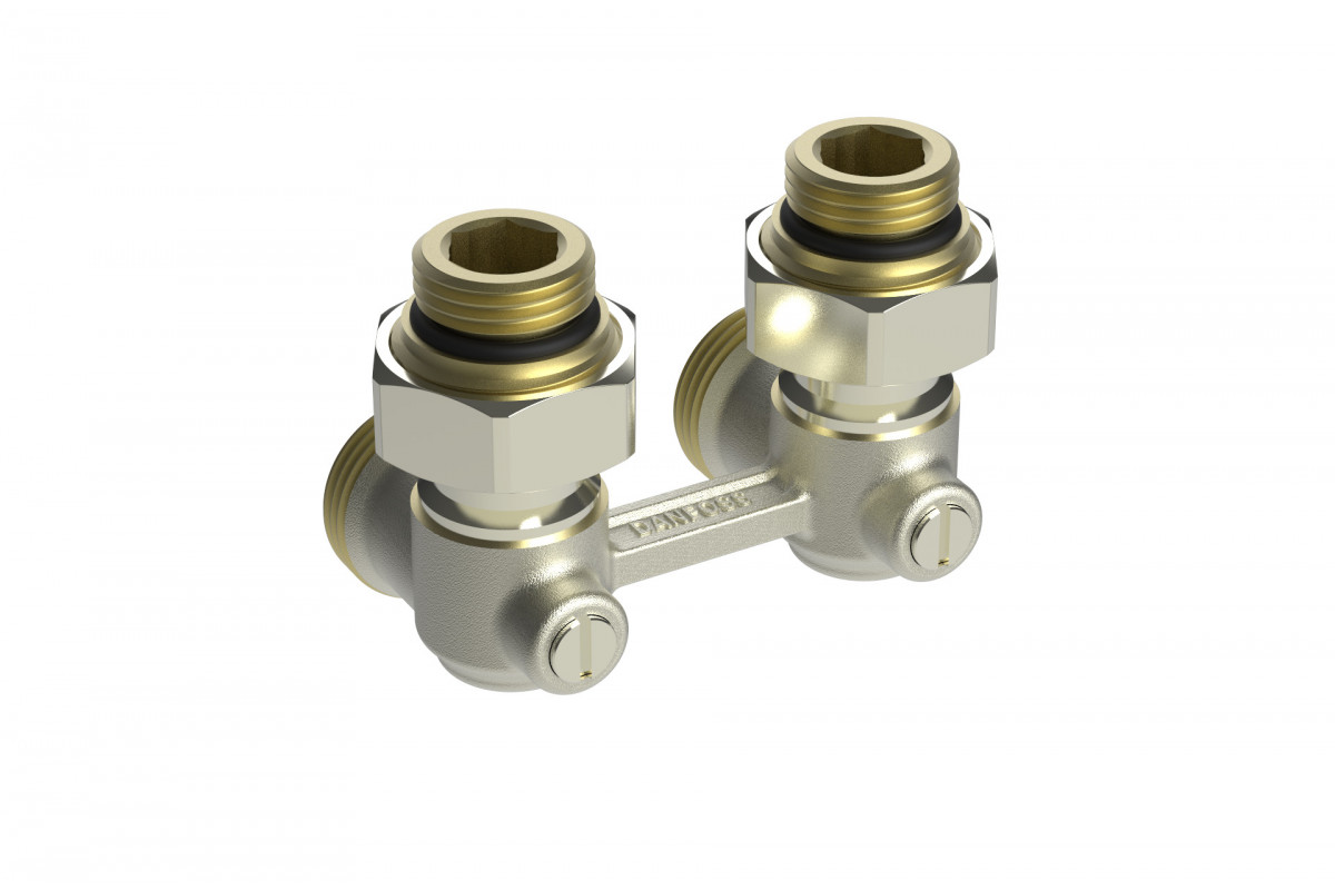 Danfoss RLV-KB клапан запорный 1/2 угловой для нижнего подключения | 003L0394