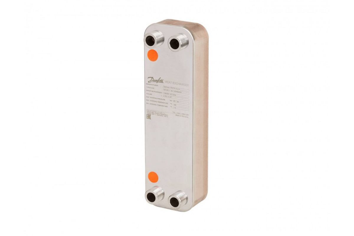 Danfoss 004B1209 — Теплообменник XB06H+-1-16 PN25 G3/4
