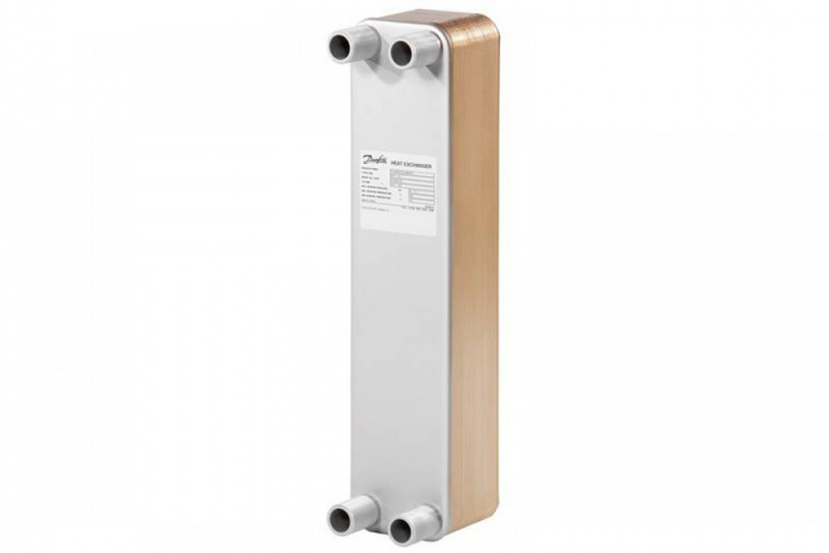 Danfoss 004H7280 — Паяный пластинчатый теплообменник XB 37L-1 80 PN25