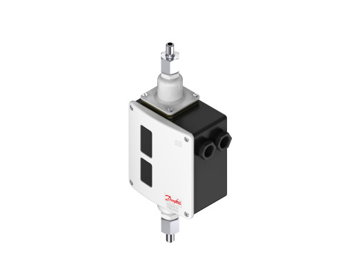 Danfoss 017D002366 — Реле перепада давления RT260A, диапазон настройки уставки 0,5-6 бар, дифференциал 0,5 бар, присоединение G 3/8
