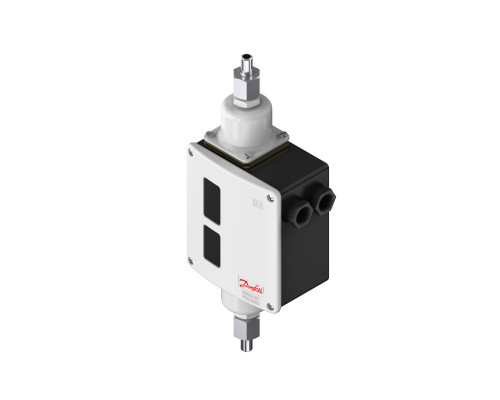 Danfoss 017D002766 — Реле перепада давления RT262A, диапазон настройки уставки 0-0,3 бар, дифференциал 0,03 бар, присоединение G 3/8