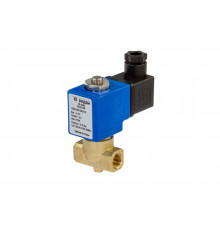 Клапан электромагнитный Ридан EV210R, Ду4 (G1/4), PTFE, нормально закрытый, 0…9 бар, 24В пост.ток — 032U000202R