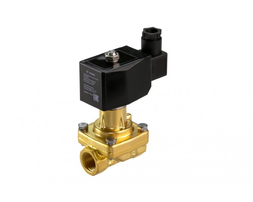 Клапан электромагнитный Ридан EV225WR, Ду4 (G ¼), PTFE, нормально закрытый, 0…3 бар, 24В, 50 Гц — 042U320416R