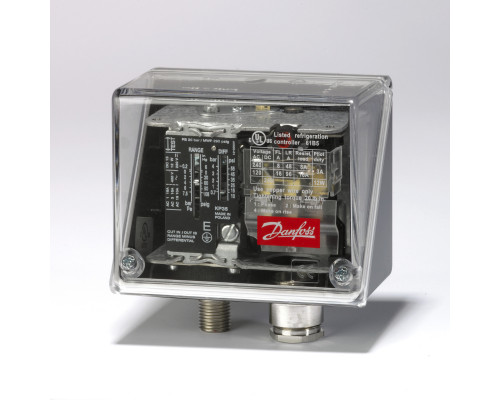 Danfoss 060-315766 — Реле давления для общепромышленного применения KPI 35, диапазон настройки уставки -0,2-8 бар, дифференциал 0,4-1,5 бар, присоединение G 1/4