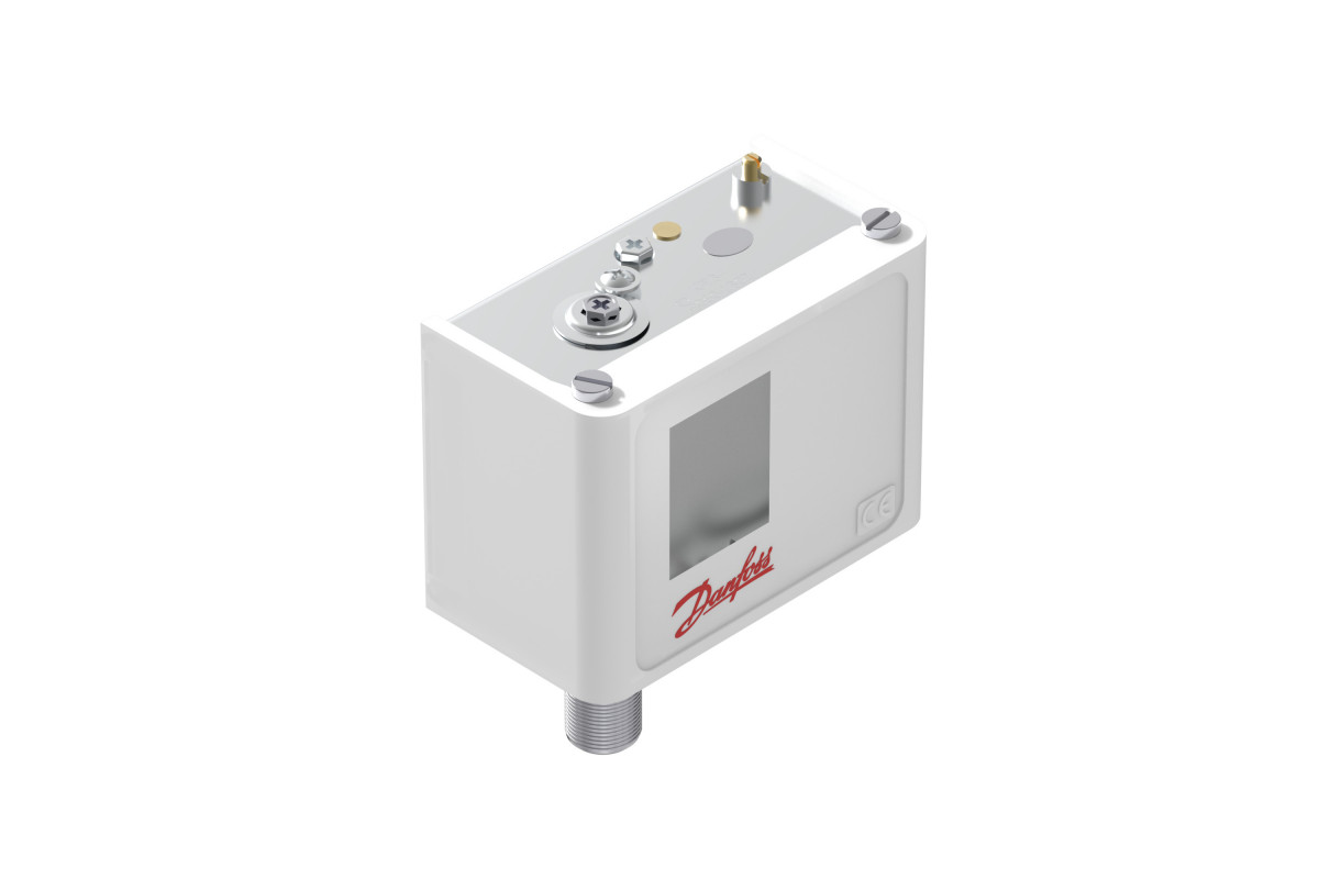 Danfoss 060-316966 — Реле давления для общепромышленного применения KPI 36, диапазон настройки уставки 2-12 бар, дифференциал 0,5-1,6 бар, присоединение G 1/4