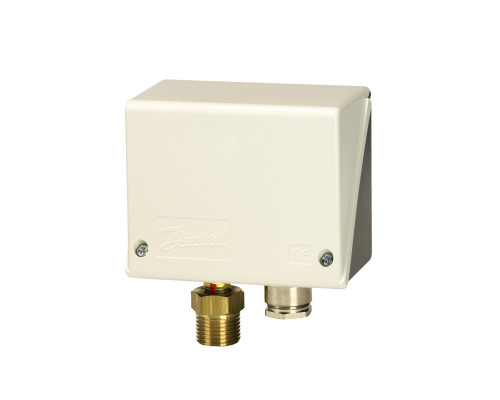 Danfoss 060-319566 — Реле давления для общепромышленного применения KPI 36, диапазон настройки уставки 2-12 бар, дифференциал 0,5-1,6 бар, присоединение G 1/2