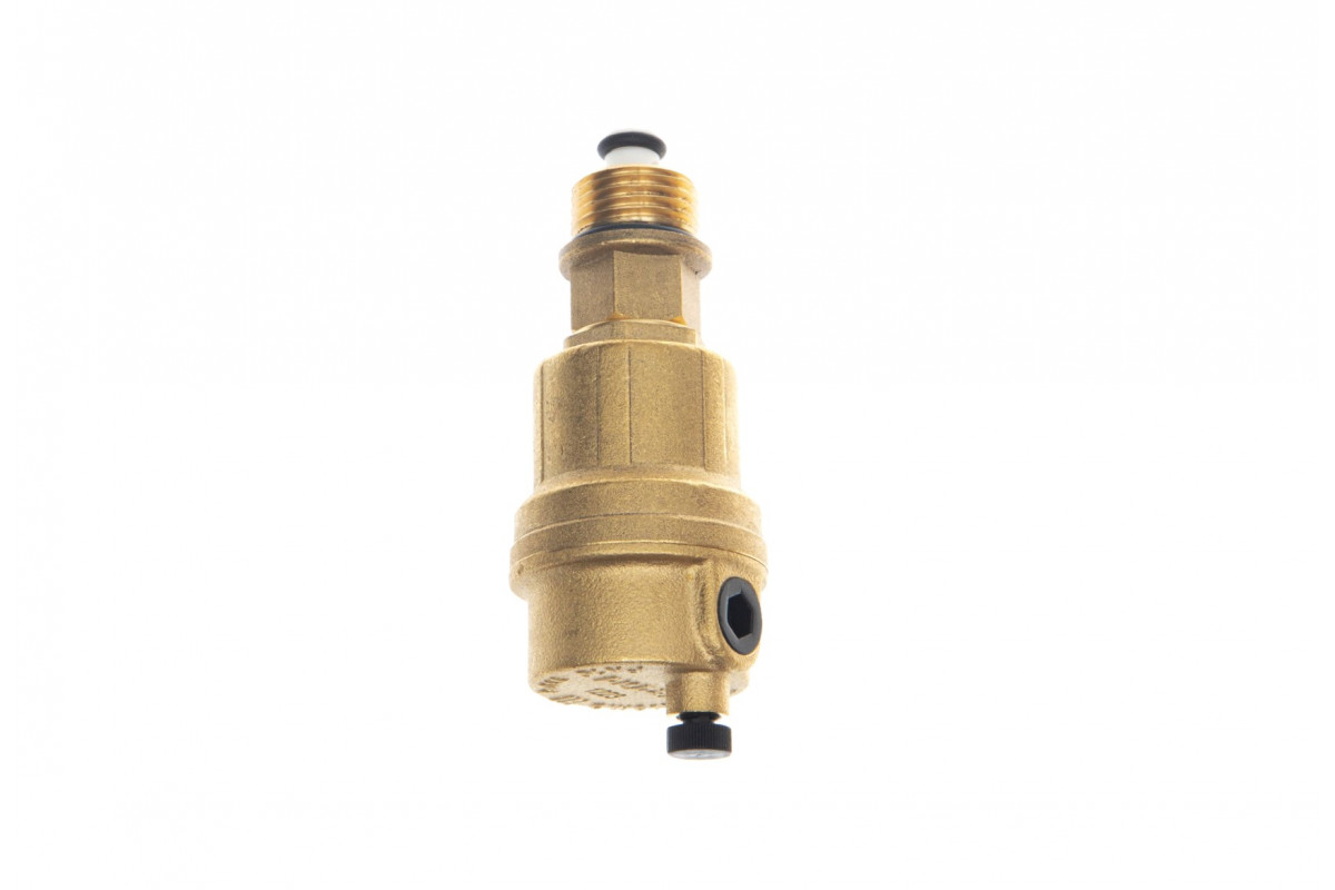 Ридан Airvent-R 065B8322R — Воздухоотводчик PN10, DN10, с обратным клапаном DN15, Т от 0…+110 ℃; материал корпуса латунь CW617N