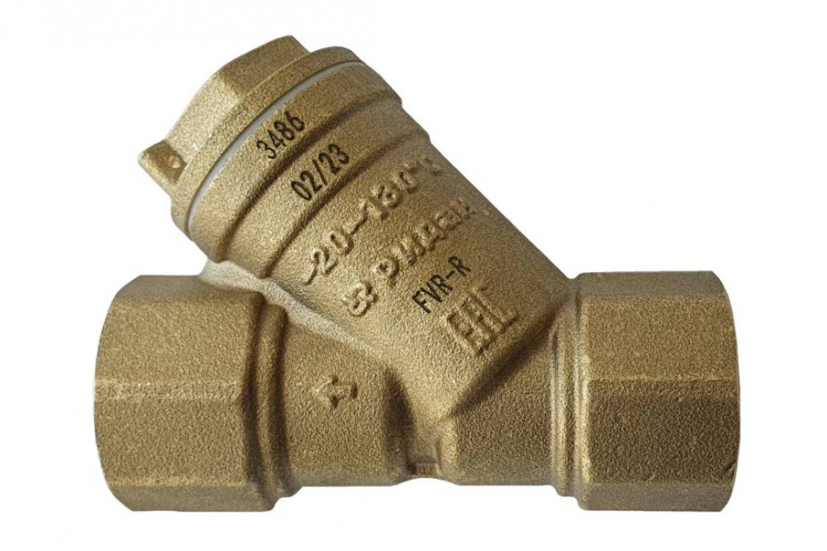 Ридан FVR-R 065B8340R — Фильтр сетчатый с пробкой DN50, PN25, Т от -20 °С...130 °С; материал корпуса латунь CW602N