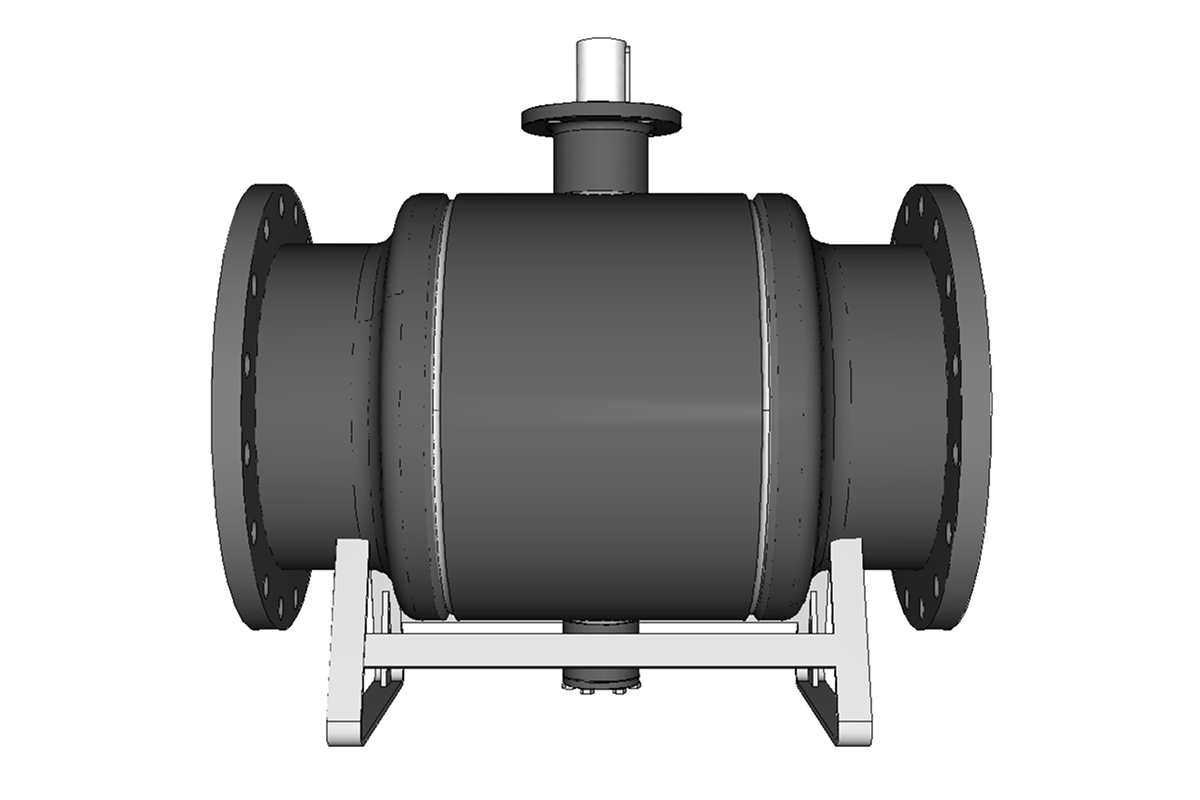 Danfoss RJIP Premium (Премиум) 065N0272GR — Кран шаровой FF DN350 PN16 GF (фланцевый, под привод, стандартный проход)