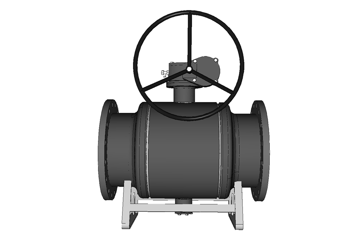 Ридан RJIP Premium (Премиум) 065N0281GR — Кран шаровой FF DN500 PN16 WG (фланцевый, с редуктором, стандартный проход)