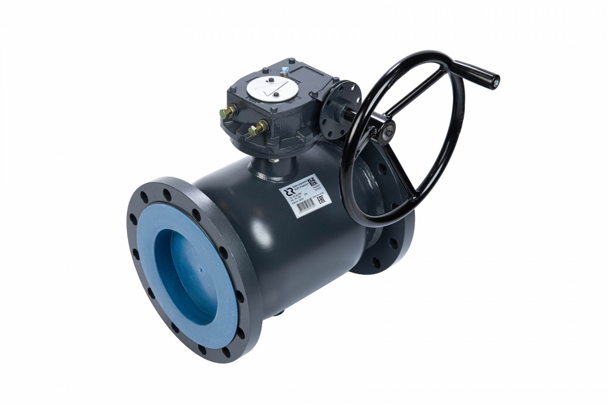 Ридан RJIP Premium (Премиум) 065N0381GR — Кран шаровой FF DN500 PN25 WG (фланцевый, с редуктором, стандартный проход)