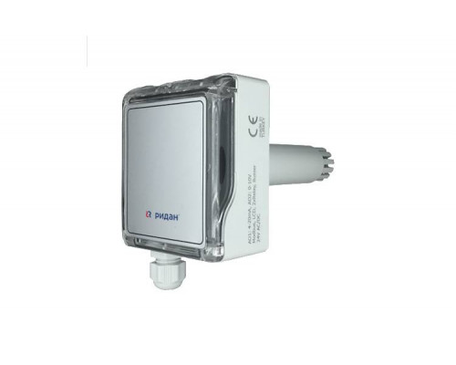 Ридан 097U0032R — Датчик (преобразователь) CO2 канальный RCD200 IP41, выходной сигнал 4-20 мА, чувствительный элемент NDIR