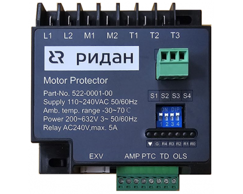 Ридан 120S0585 — Электронный блок защиты электродвигателя, 110/240 В AC