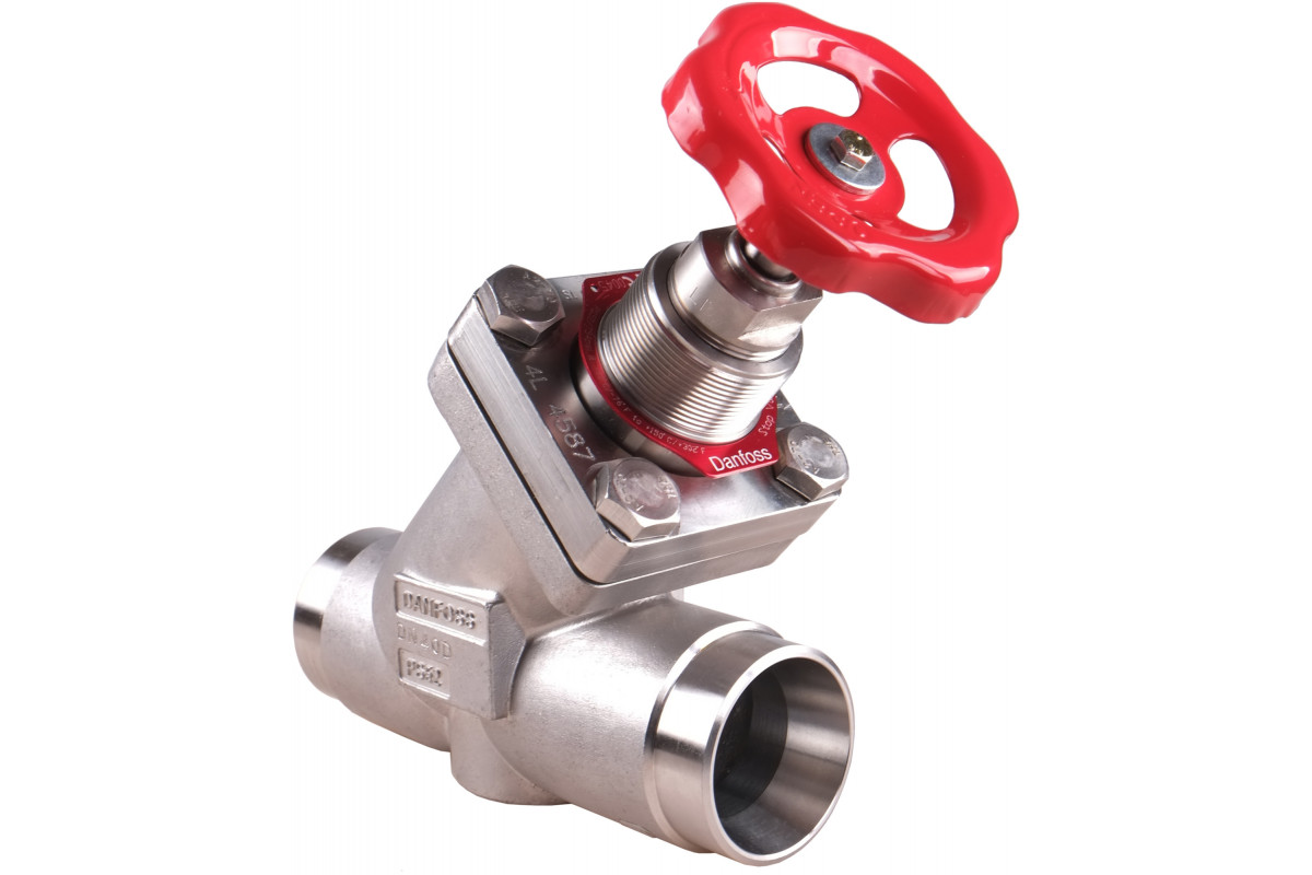 Danfoss 148B5291 — Запорный клапан SVA-S SS 15 D STR H-WHEEL
