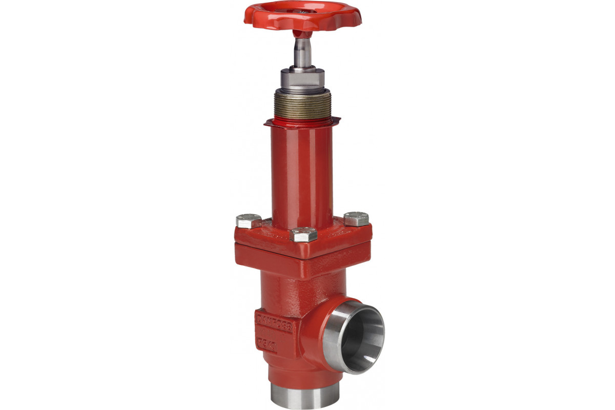 Danfoss 148B5340 — Запорный клапан SVA-L 20 D ANG H-WHEEL