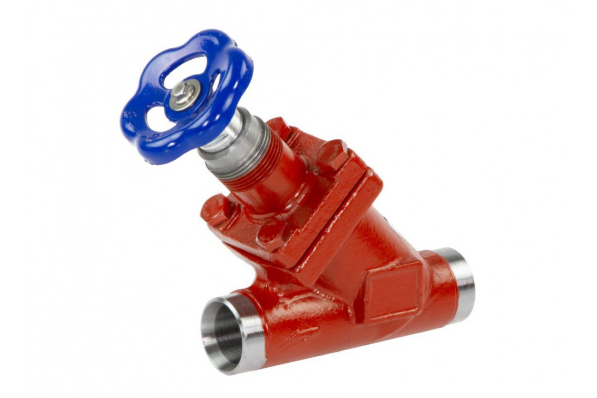 Danfoss 148B5568 — Запорный клапан SVA-S SS 32 D STR H-WHEEL