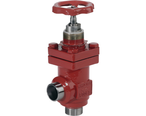 Danfoss 148B5800 — Запорный клапан SVA-S 65 D ANG H-WHEEL