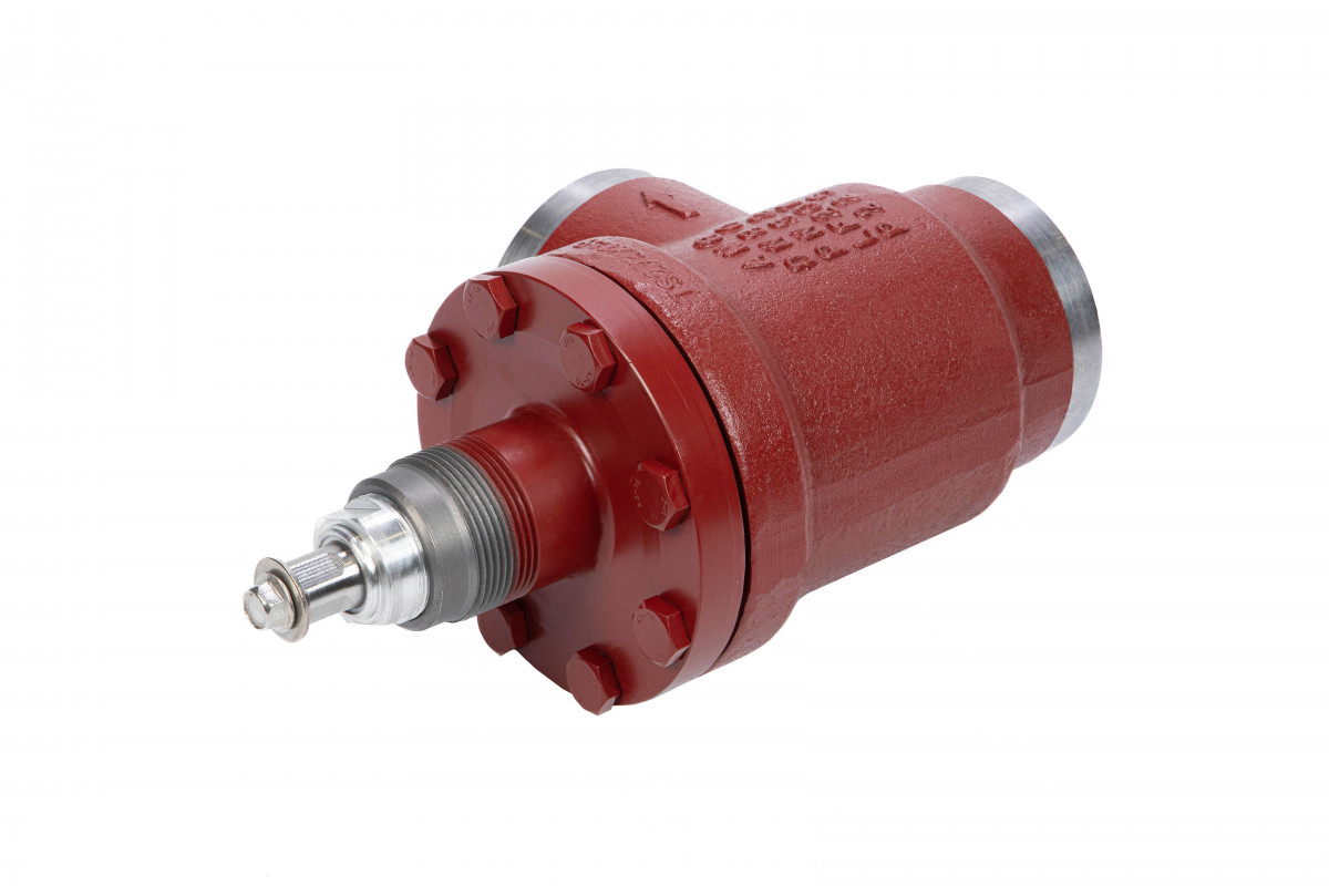 Danfoss 148B6120 — Запорный клапан SVA-S 125 A ANG H-WHEEL