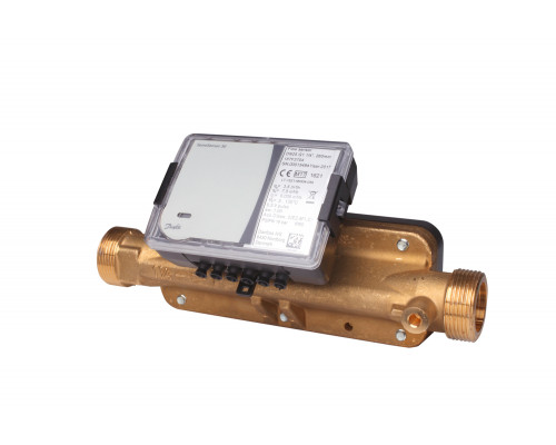 Danfoss Преобразователь расхода SonoSensor 30 (Ультразвуковой датчик)/для теплоснабжения/номинальный расход Qp15/Qi0,15/Ду50/фл/паспорт | 187F4015P