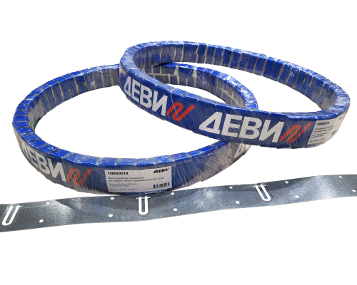 ДЕВИ 19808301R — Лента одинарная специальная для саморегулируемого кабеля, оцинкованная сталь, 0,042 х 25 м